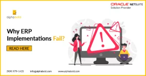 this image shows ERP Implementations Fail