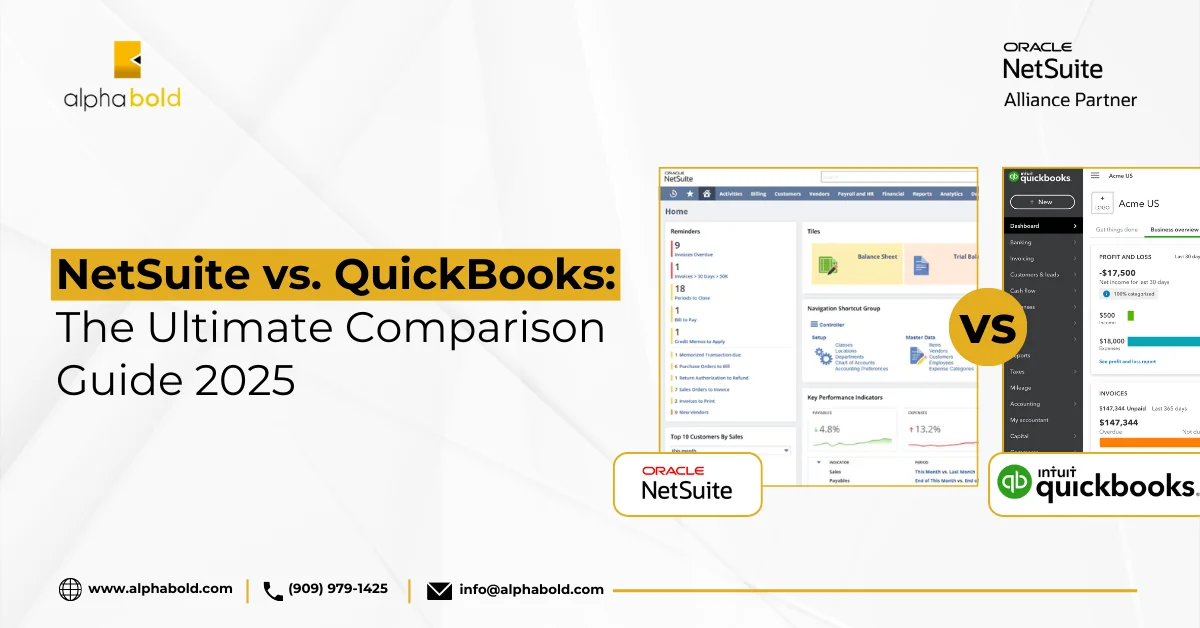 NetSuite Vs QuickBooks The Ultimate Comparison Guide 2025