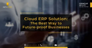 This Image shows Cloud ERP Solution