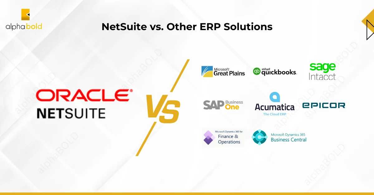 This image shows NetSuite vs. Other ERP Solutions