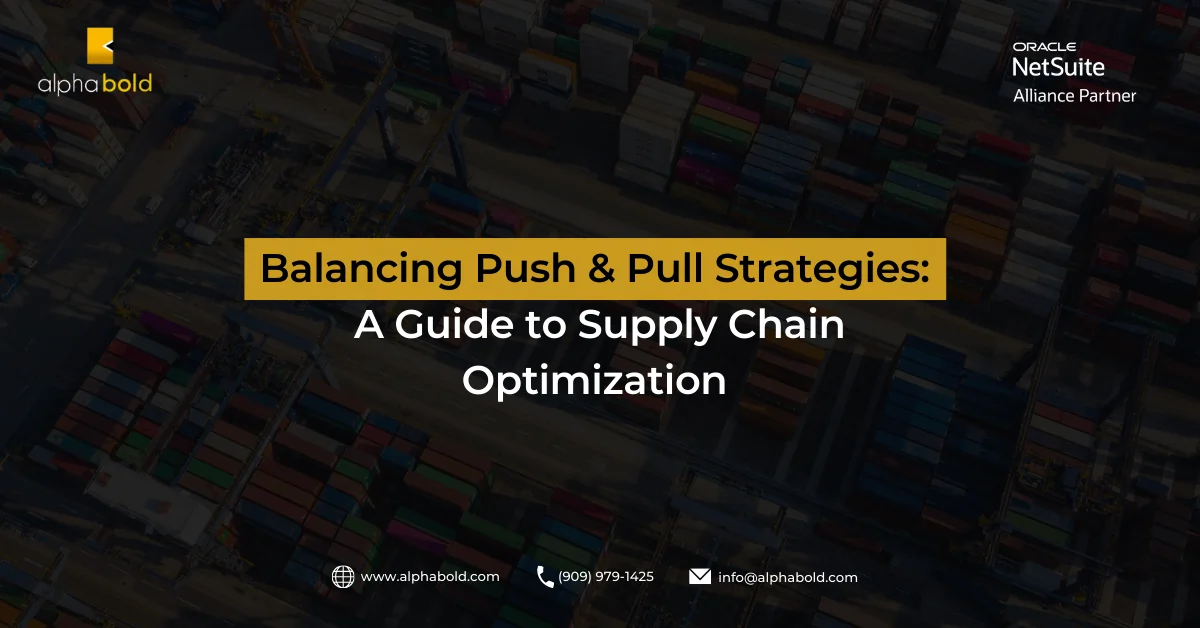 This image shows Balancing Push & Pull Strategies