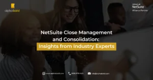 This image shows NetSuite Close Management and Consolidation