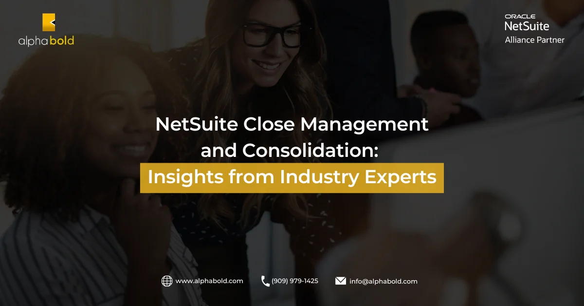 This image shows NetSuite Close Management and Consolidation